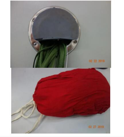 圖2(左)測試電纜密封不嚴示意圖；圖3(右) 軟體堵頭示意